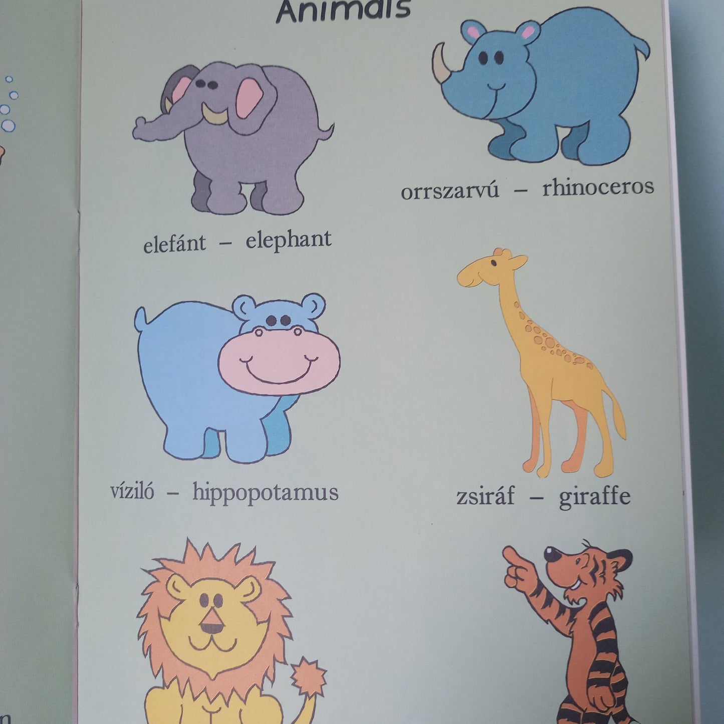 Első 100 szavam angolul
